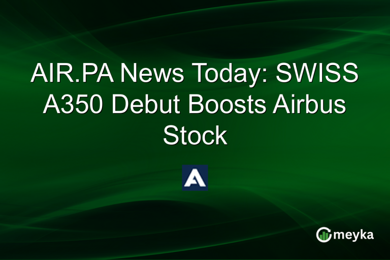 AIR.PA News Today: SWISS A350 Debut Boosts Airbus Stock