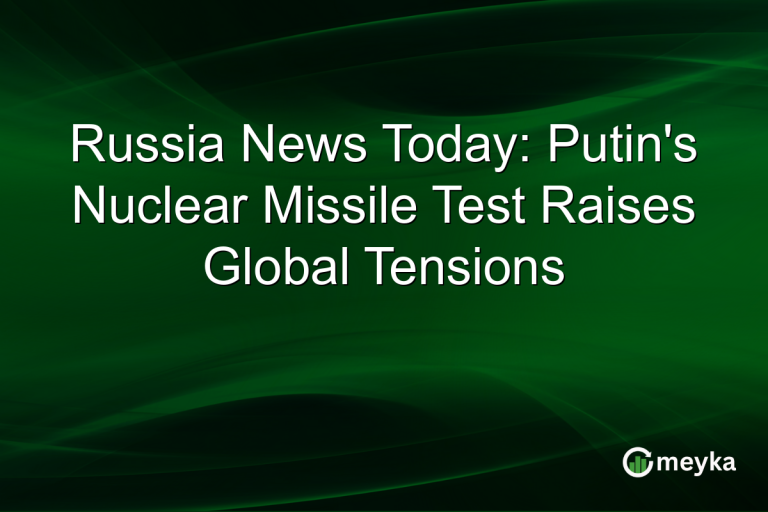 Russia News Today: Putin's Nuclear Missile Test Raises Global Tensions