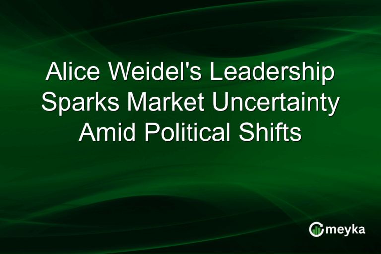 Alice Weidel's Leadership Sparks Market Uncertainty Amid Political Shifts