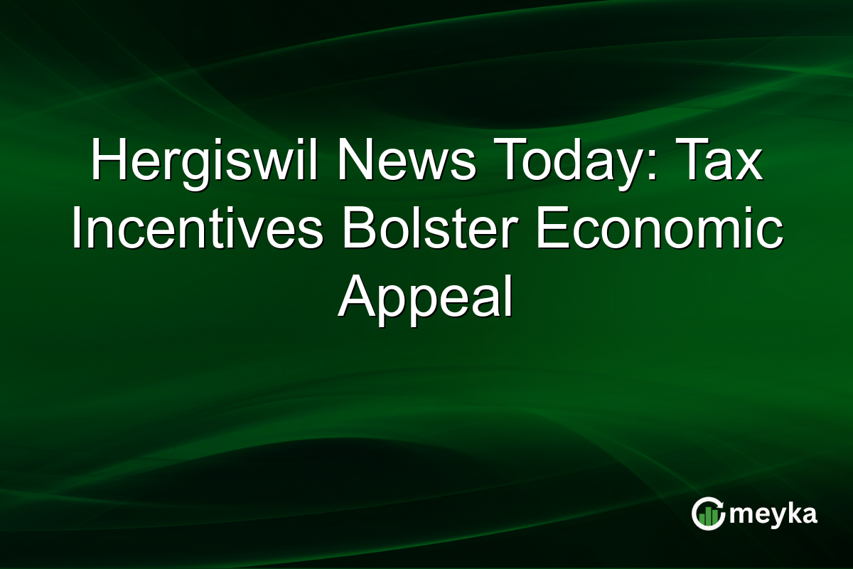 Hergiswil News Today: Tax Incentives Bolster Economic Appeal