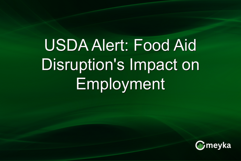 USDA Alert: Food Aid Disruption's Impact on Employment