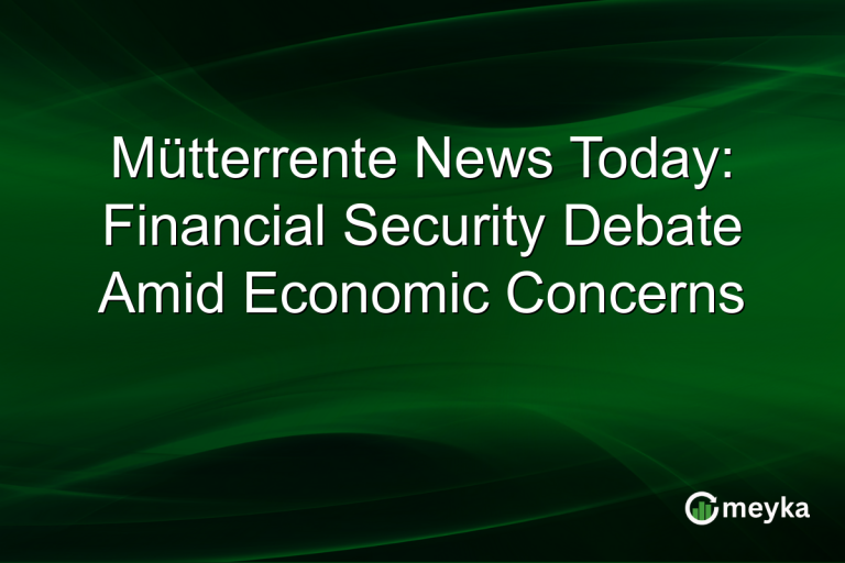 Mütterrente News Today: Financial Security Debate Amid Economic Concerns
