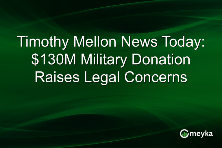 Timothy Mellon News Today: $130M Military Donation Raises Legal Concerns