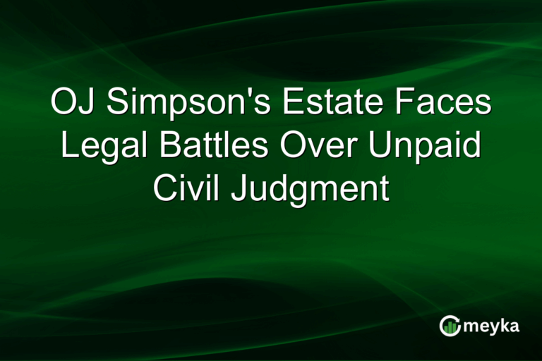 OJ Simpson's Estate Faces Legal Battles Over Unpaid Civil Judgment