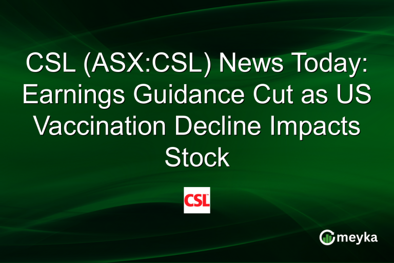 CSL (ASX:CSL) News Today: Earnings Guidance Cut as US Vaccination Decline Impacts Stock