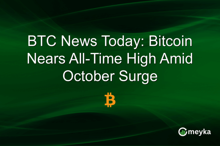 BTC News Today: Bitcoin Nears All-Time High Amid October Surge
