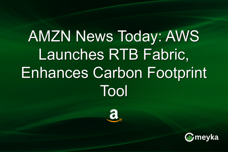 AMZN News Today: AWS Launches RTB Fabric, Enhances Carbon Footprint Tool