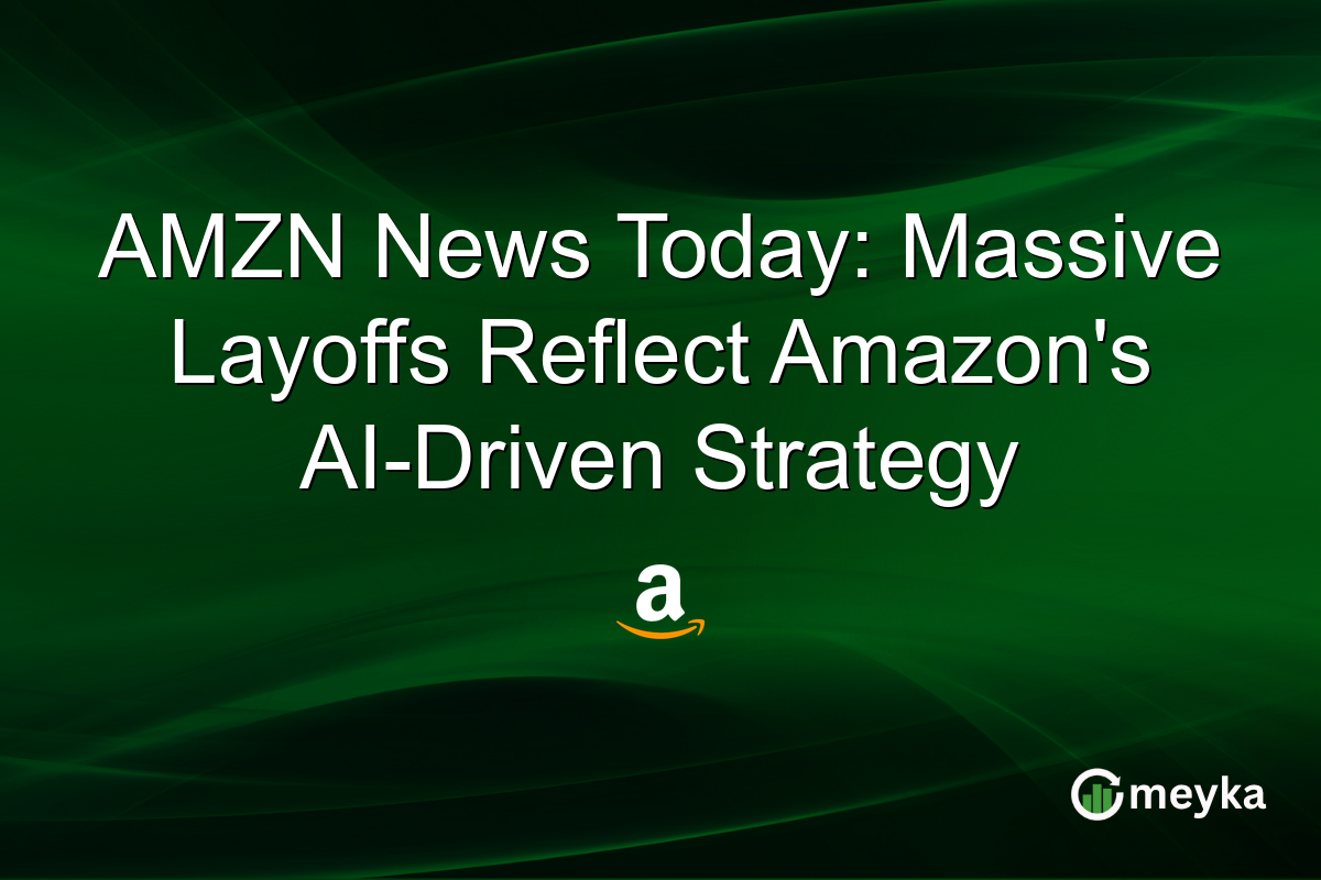 AMZN News Today: Massive Layoffs Reflect Amazon's AI-Driven Strategy