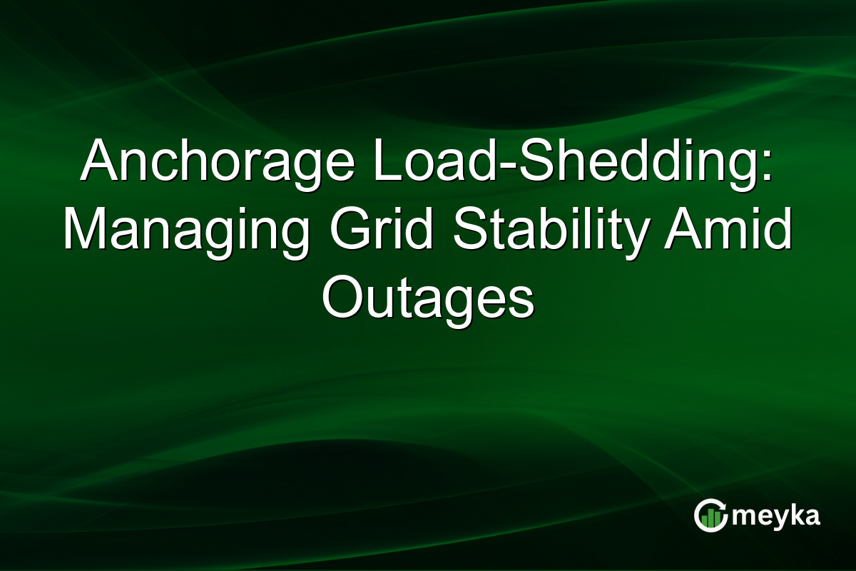 Anchorage Load-Shedding: Managing Grid Stability Amid Outages