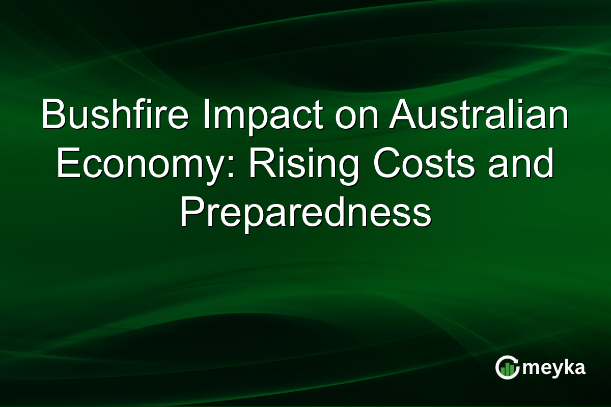 Bushfire Impact on Australian Economy: Rising Costs and Preparedness