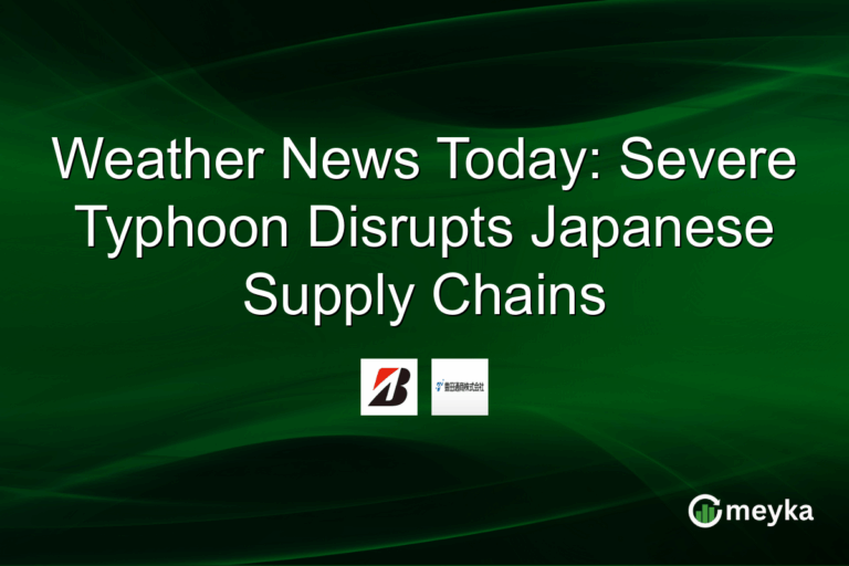 Weather News Today: Severe Typhoon Disrupts Japanese Supply Chains