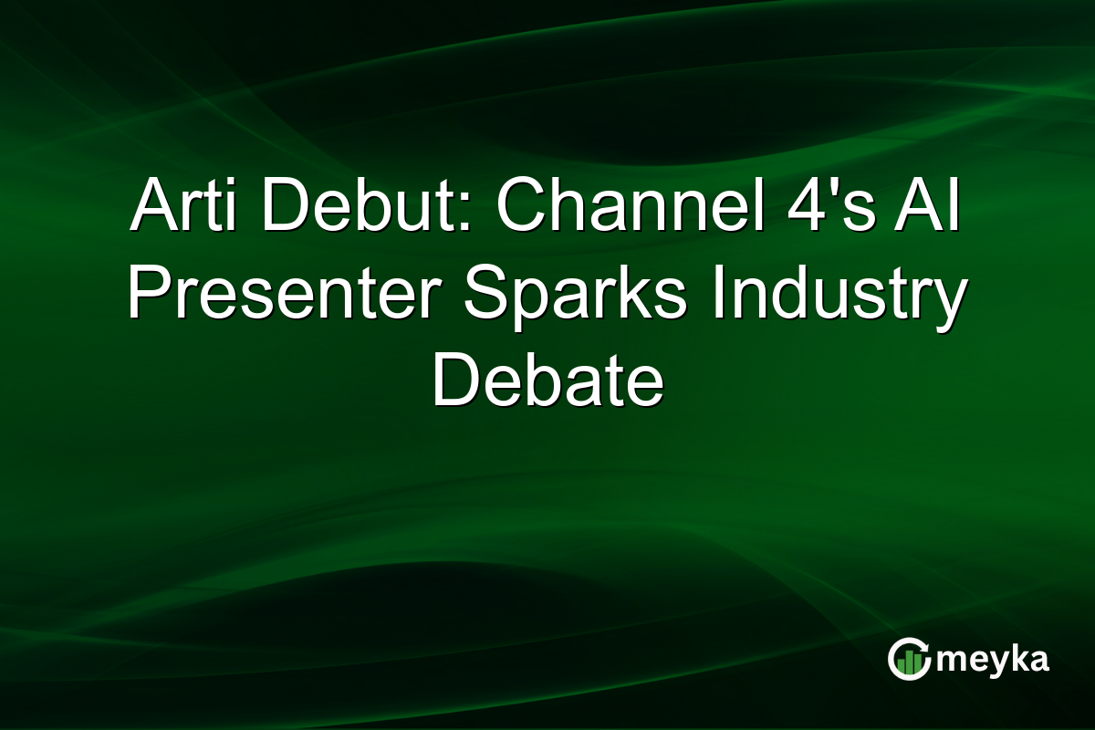Arti Debut: Channel 4's AI Presenter Sparks Industry Debate