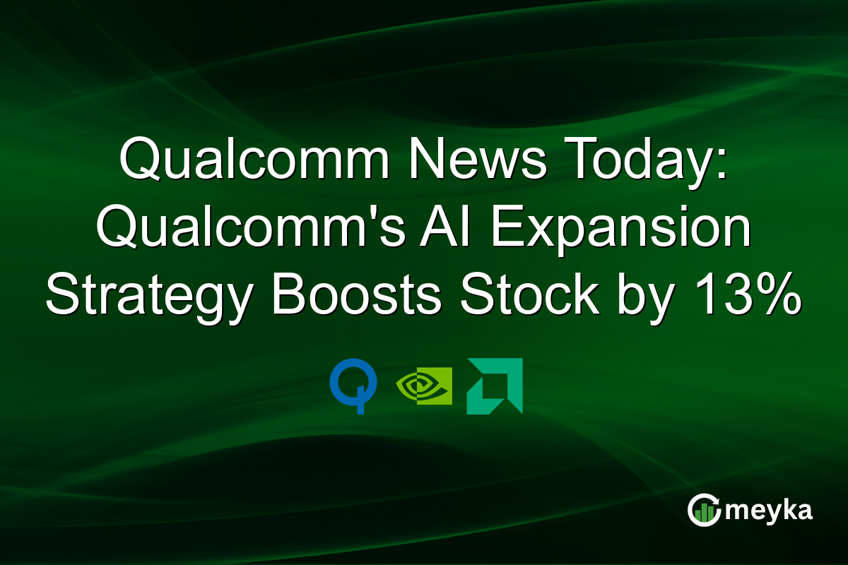 Qualcomm News Today: Qualcomm's AI Expansion Strategy Boosts Stock by 13%