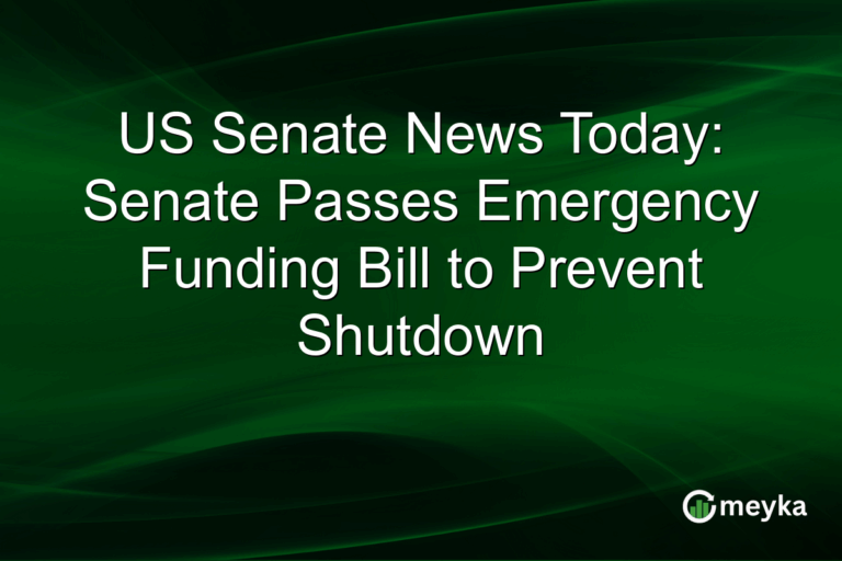 US Senate News Today: Senate Passes Emergency Funding Bill to Prevent Shutdown
