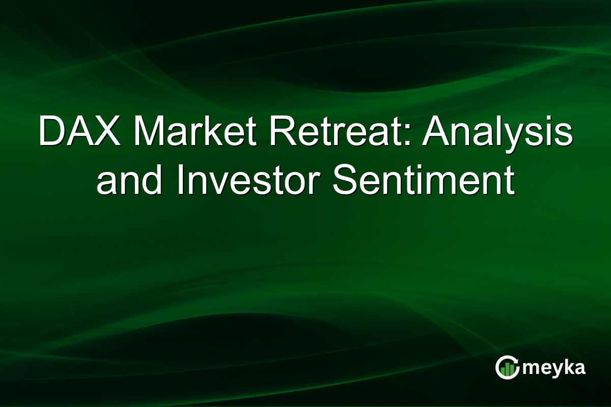 DAX Market Retreat: Analysis and Investor Sentiment