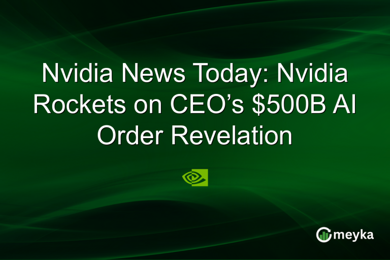 Nvidia News Today: Nvidia Rockets on CEO’s $500B AI Order Revelation