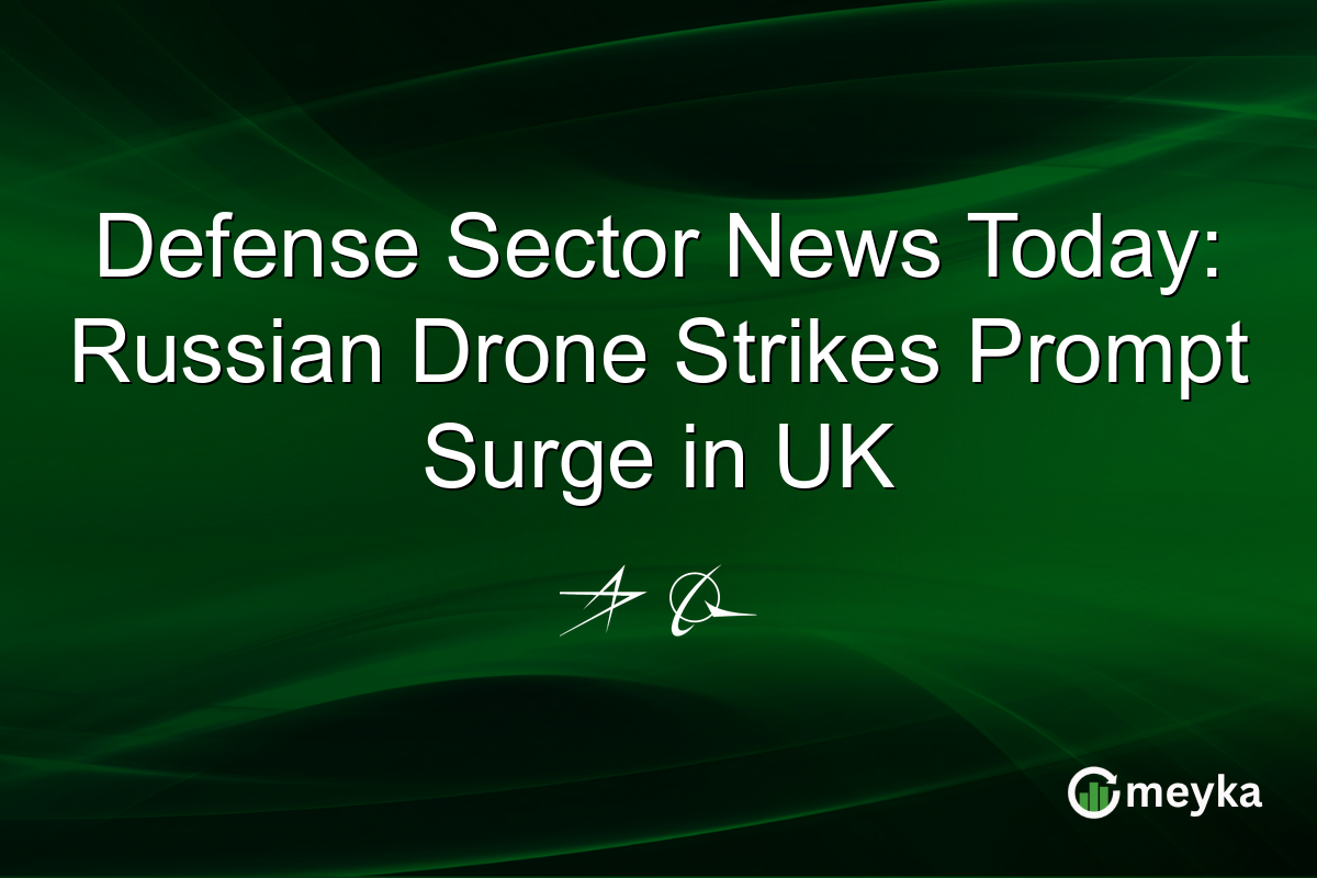 Defense Sector News Today: Russian Drone Strikes Prompt Surge in UK