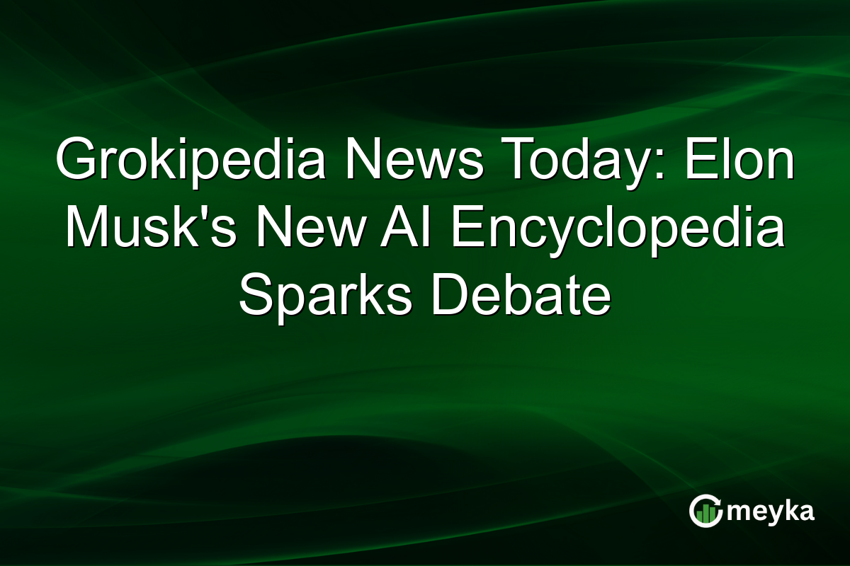 Grokipedia News Today: Elon Musk's New AI Encyclopedia Sparks Debate