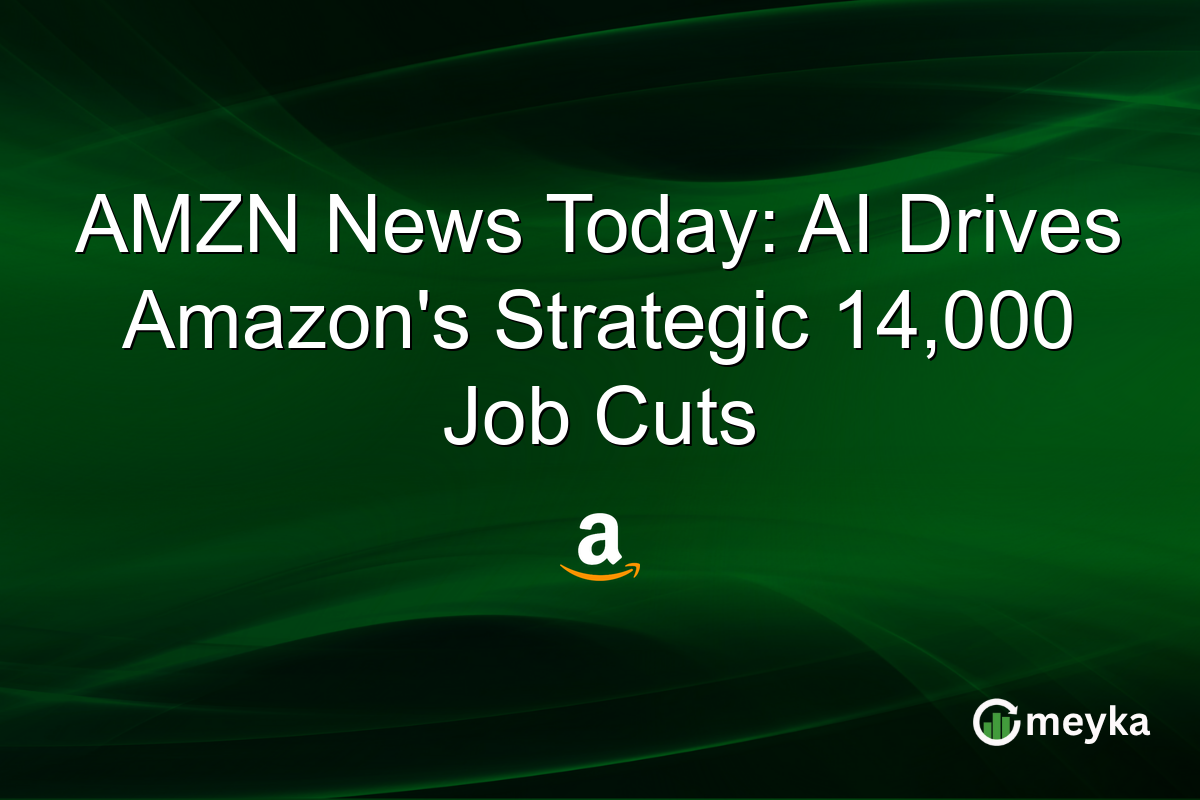 AMZN News Today: AI Drives Amazon's Strategic 14,000 Job Cuts