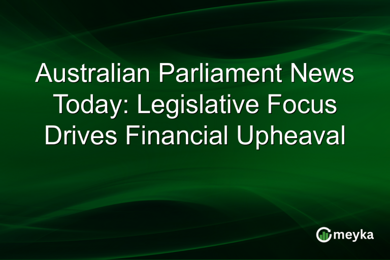 Australian Parliament News Today: Legislative Focus Drives Financial Upheaval