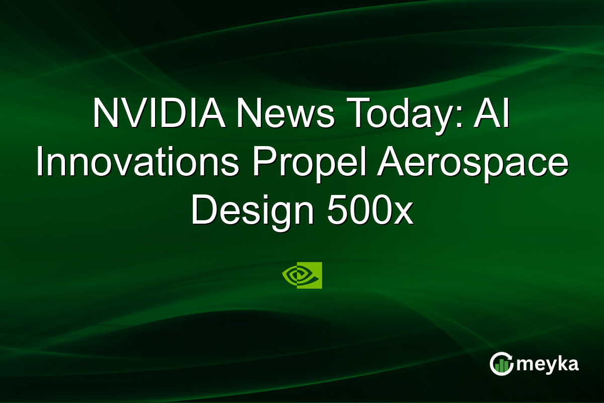 NVIDIA News Today: AI Innovations Propel Aerospace Design 500x