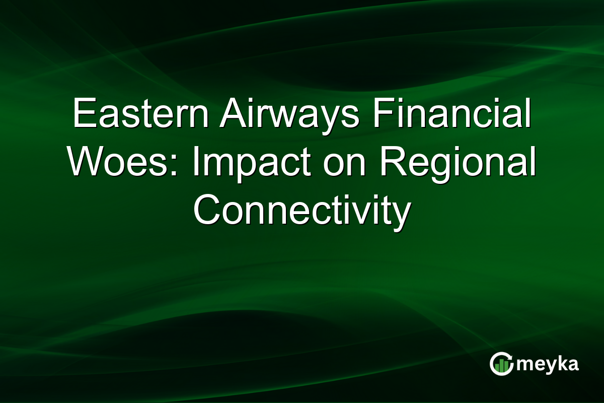 Eastern Airways Financial Woes: Impact on Regional Connectivity