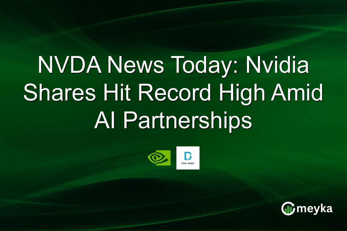 NVDA News Today: Nvidia Shares Hit Record High Amid AI Partnerships