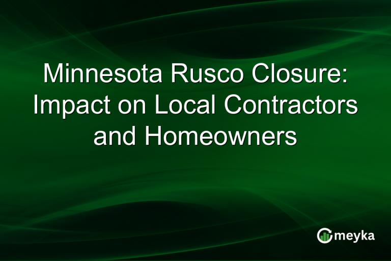Minnesota Rusco Closure: Impact on Local Contractors and Homeowners