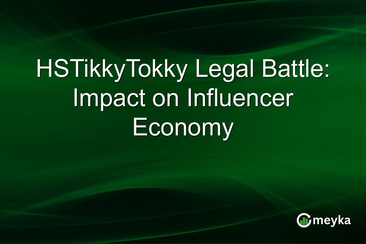 HSTikkyTokky Legal Battle: Impact on Influencer Economy