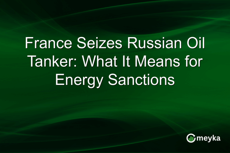 France Seizes Russian Oil Tanker: What It Means for Energy Sanctions