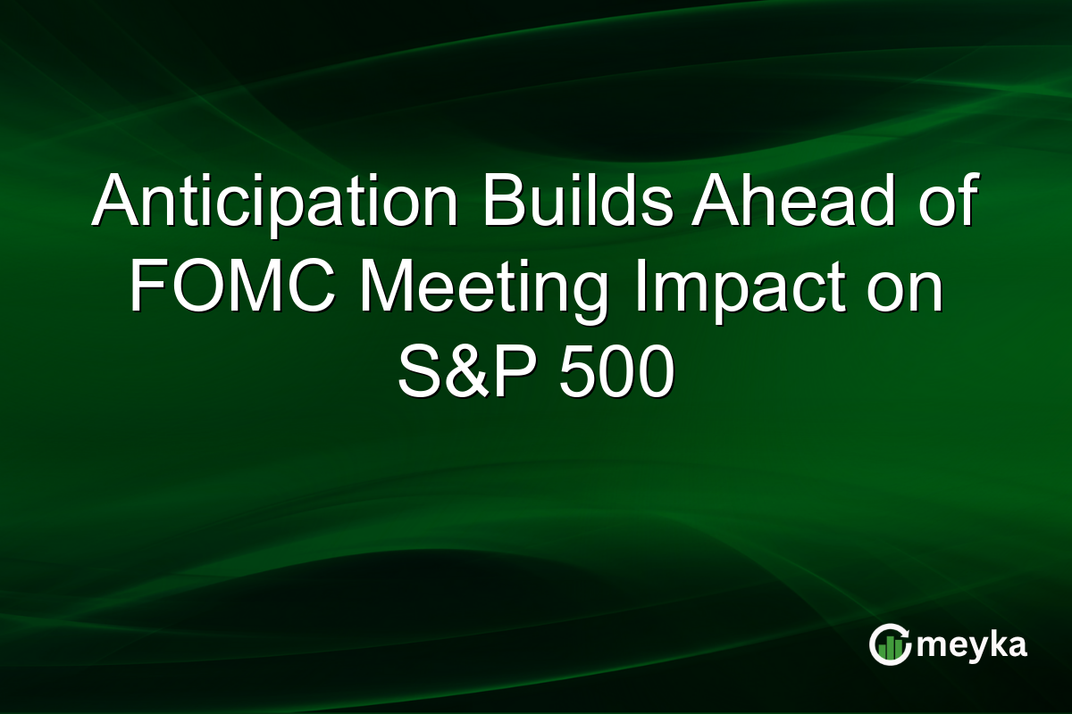 Anticipation Builds Ahead of FOMC Meeting Impact on S&P 500