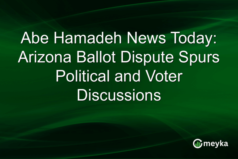 Abe Hamadeh News Today: Arizona Ballot Dispute Spurs Political and Voter Discussions