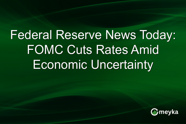 Federal Reserve News Today: FOMC Cuts Rates Amid Economic Uncertainty