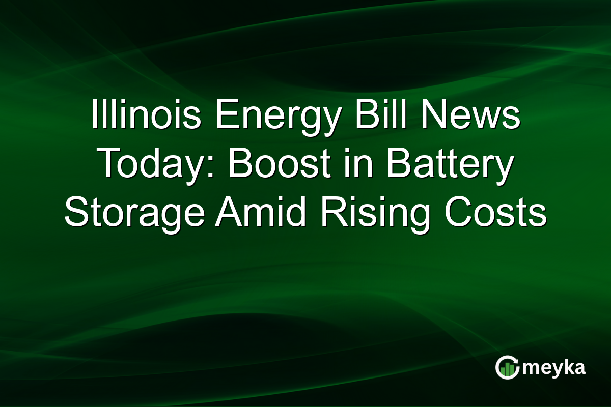 Illinois Energy Bill News Today: Boost in Battery Storage Amid Rising Costs
