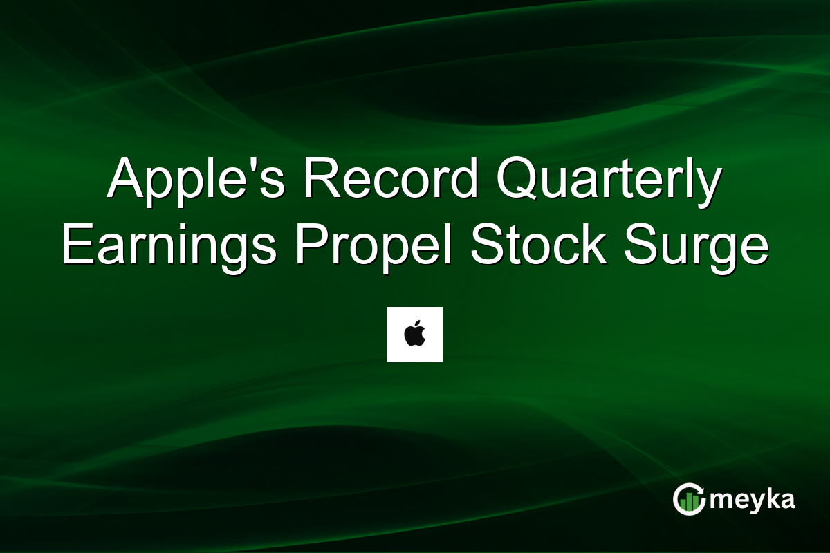 Apple's Record Quarterly Earnings Propel Stock Surge