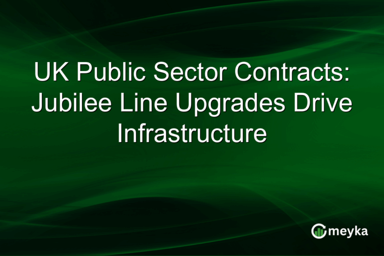 UK Public Sector Contracts: Jubilee Line Upgrades Drive Infrastructure