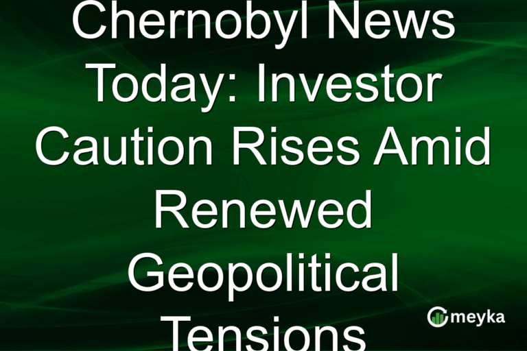 Chernobyl News Today: Investor Caution Rises Amid Renewed Geopolitical Tensions