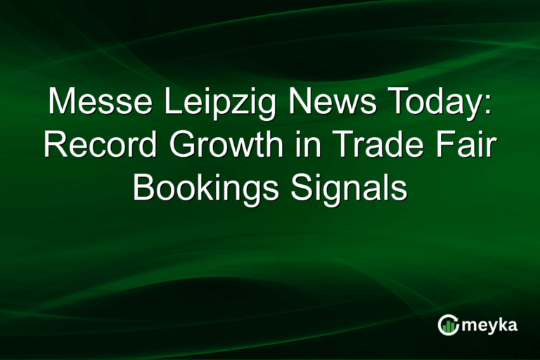 Messe Leipzig News Today: Record Growth in Trade Fair Bookings Signals