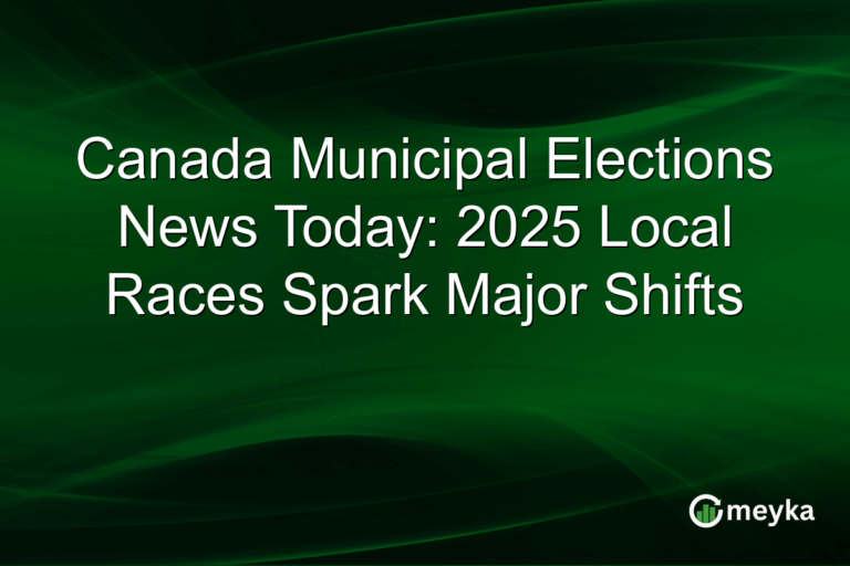 Canada Municipal Elections News Today: 2025 Local Races Spark Major Shifts