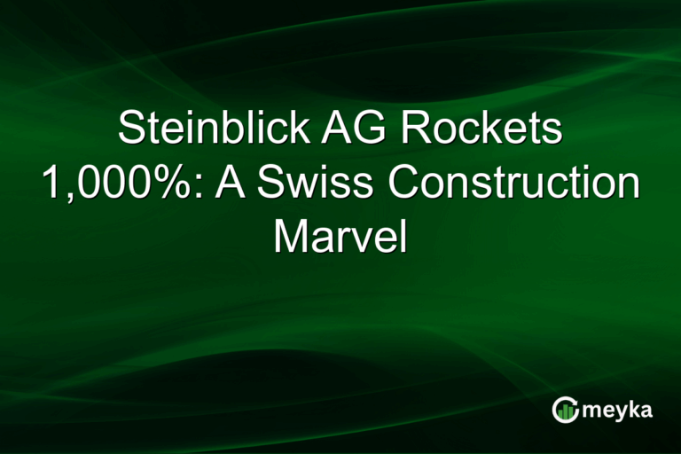 Steinblick AG Rockets 1,000%: A Swiss Construction Marvel