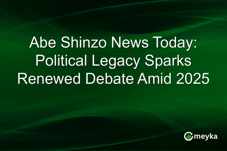 Abe Shinzo News Today: Political Legacy Sparks Renewed Debate Amid 2025