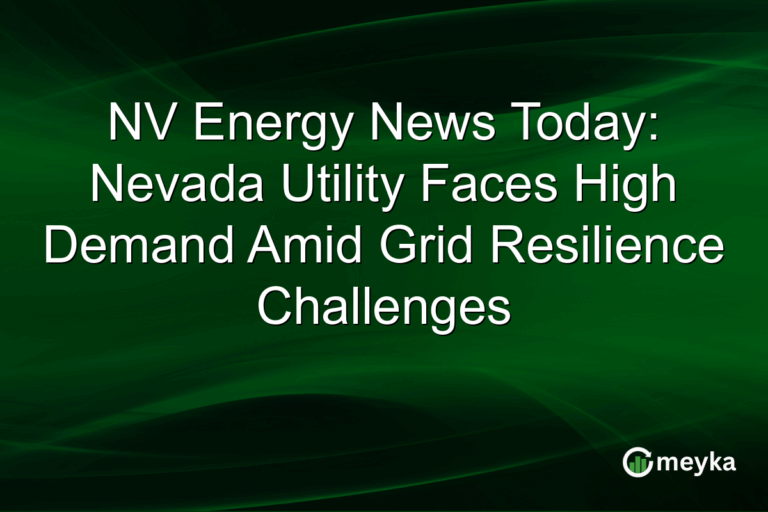NV Energy News Today: Nevada Utility Faces High Demand Amid Grid Resilience Challenges