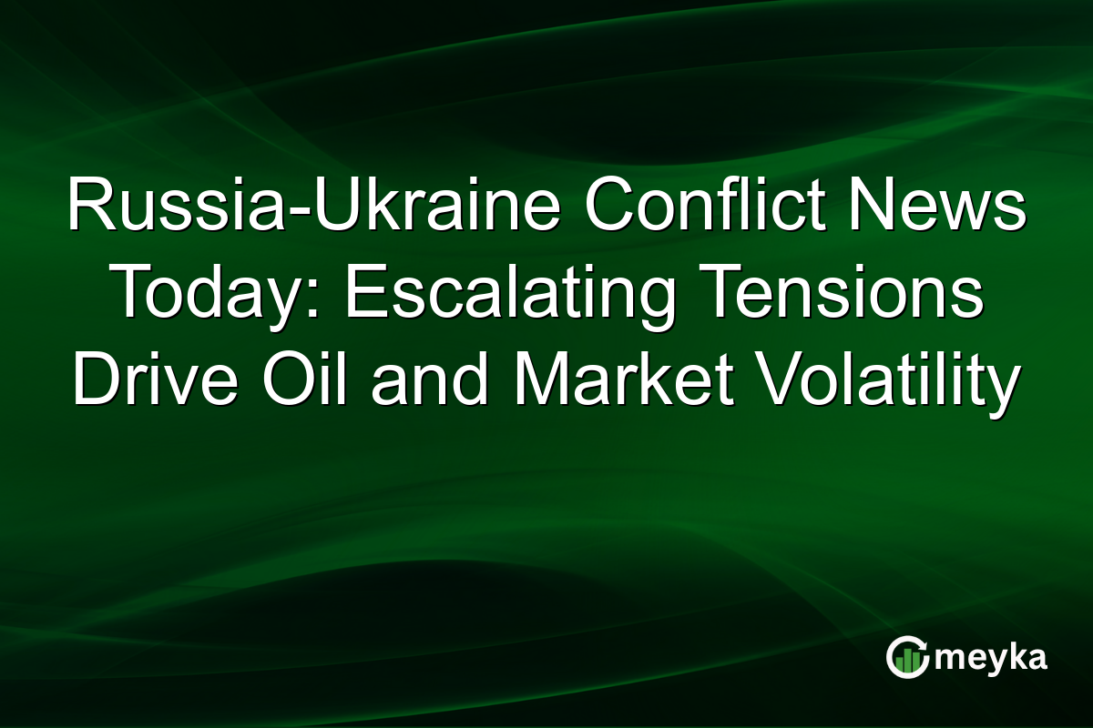Russia-Ukraine Conflict News Today: Escalating Tensions Drive Oil and Market Volatility