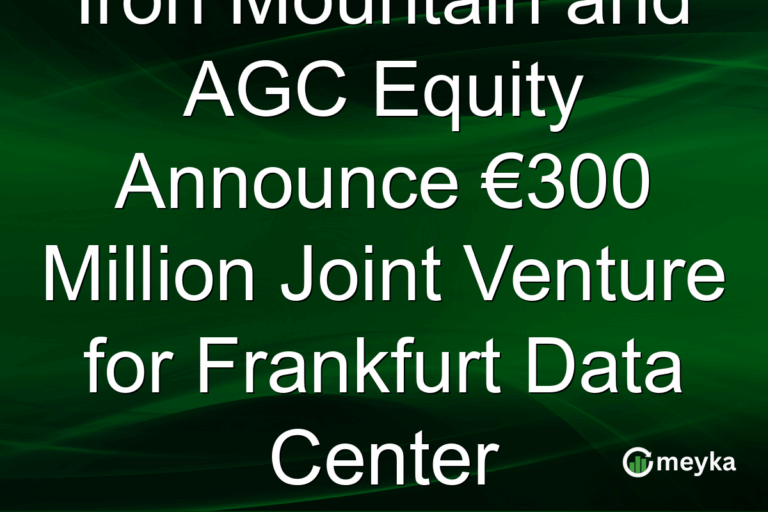 Iron Mountain and AGC Equity Announce €300 Million Joint Venture for Frankfurt Data Center Development