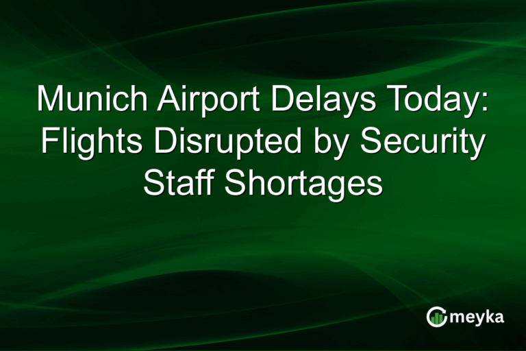 Munich Airport Delays Today: Flights Disrupted by Security Staff Shortages