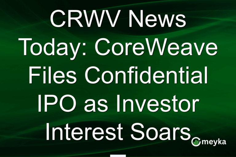 CRWV News Today: CoreWeave Files Confidential IPO as Investor Interest Soars