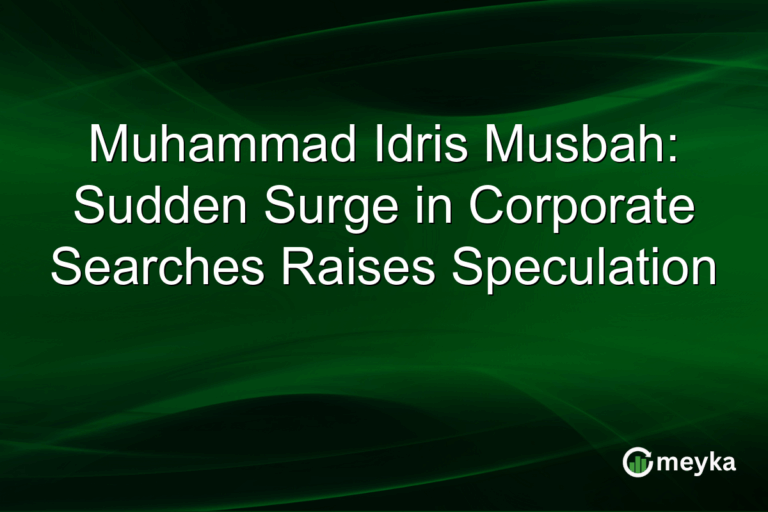 Muhammad Idris Musbah: Sudden Surge in Corporate Searches Raises Speculation