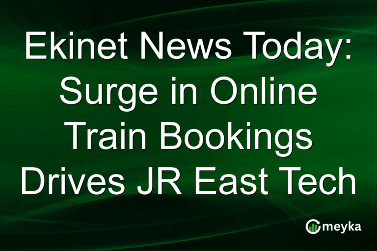 Ekinet News Today: Surge in Online Train Bookings Drives JR East Tech