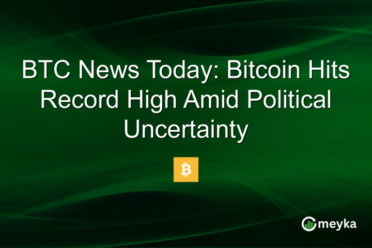 BTC News Today: Bitcoin Hits Record High Amid Political Uncertainty