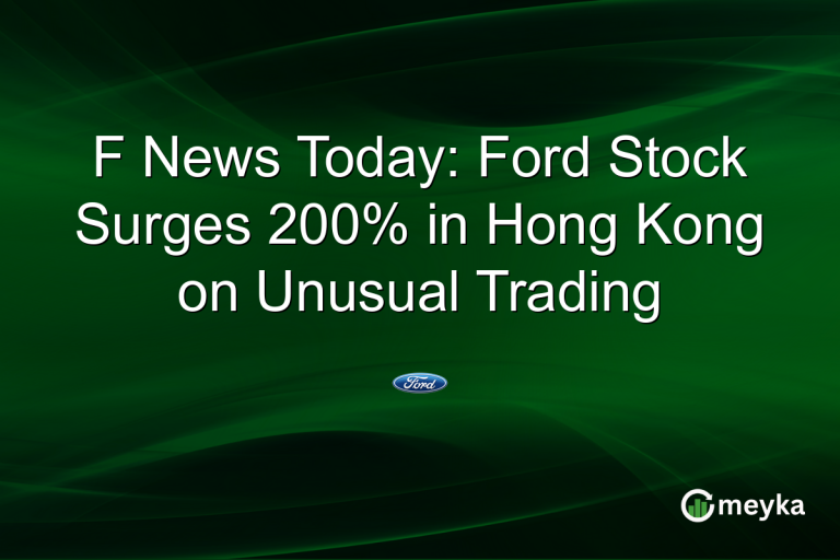 F News Today: Ford Stock Surges 200% in Hong Kong on Unusual Trading